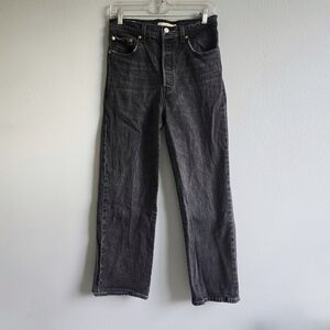 Levi's Black Straight Leg Jeans